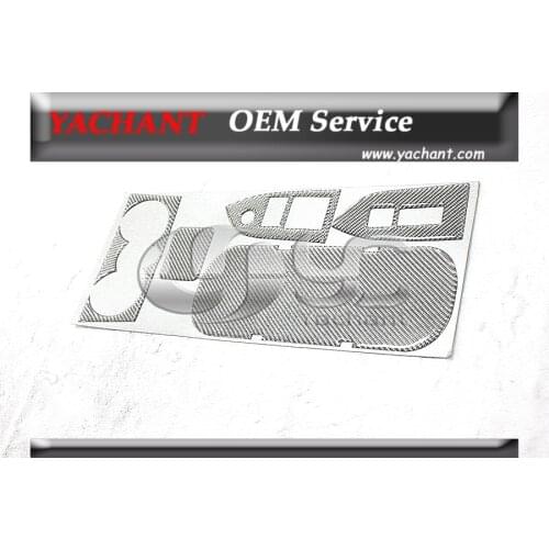 Silver Carbon Fiber Interior Trim Fit For Subaru BRZ ZC6 Toyota FR-S FT86 ZN6 GT86 LHD