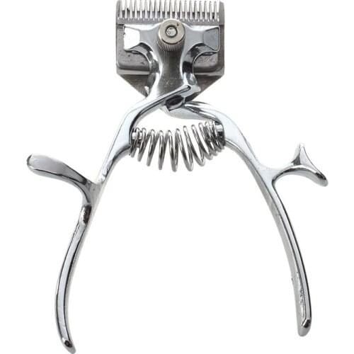 Old Fashion Manual Clipper Haircut Hand Push Low Noise Non-Electric Hair Cutter