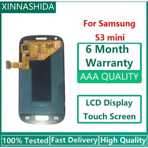 Super AMOLED 4.0" For SAMSUNG Galaxy S3 Mini LCD i8190 i8190N i8195 LCD Display Touch Screen For SAMSUNG S3 Mini Display