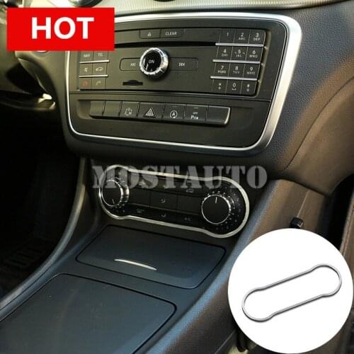 For Benz CLA C117 W117 Inner Console Air Condition Button Cover Trim 2013-2018 1pcs Car Accessories Interior Car Decor Car Trim