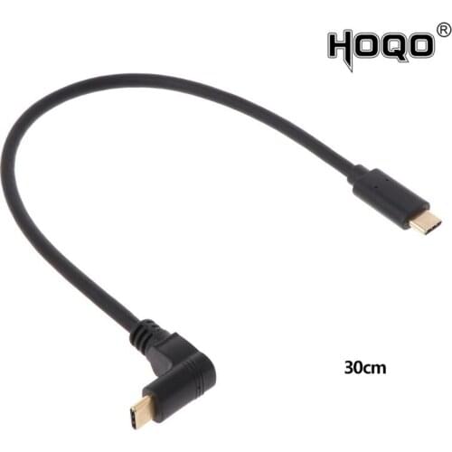 High Speed Gold Plated USB 3.1 Type C Elbow Male to usb 3.0 Male Extension Cable Charging Data Line Adapter Converter Connector