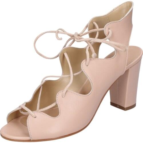 + ME by MARC ELLIS women sandals beige leather