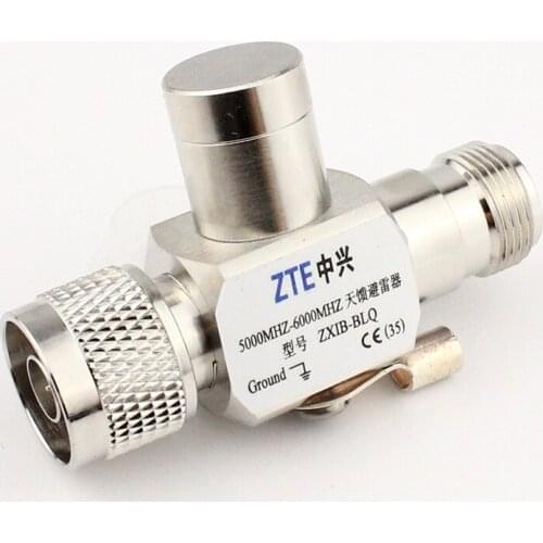 ZXIB-BLQ 5000-6000MHZ feeder cable arrester 5.8Ghz arrester N type connector wlan arrester
