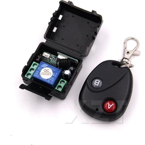 1PCS 433MHz Universal Wireless Remote Switch Control DC 12V Button On / Off RF Switch NEW Transmitter high quality Receiver