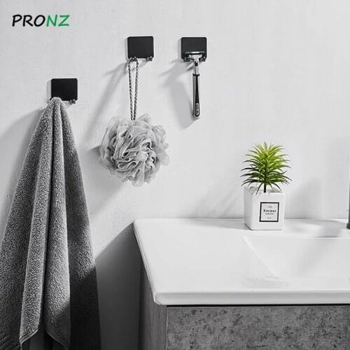 2/5/10Pcs Punch Free Razor Holder Storage Space Aluminum Hook Wall Men Shaving Shaver Shelf Razor Rack Bathroom Accessories