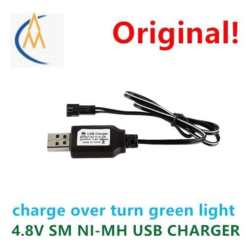 4.8V SM2P plug Ni Cd Ni-Cd Ni MH battery pack USB charging cable with protection spot AC DC full change lamp with protection