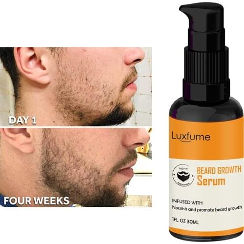 4pcs Men Beard Growth Set (30ml Beard Essence,beard Cleaning Cream ,beard Comb,massage Roller)Beard Growth Enhancer Thicker Oil