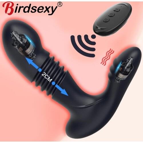 Anal Vibrator Prostate Masturbators Vibrations Erotic Massager for men Anal Butt Plug Dildos Remote Control Sex Toys for Adult