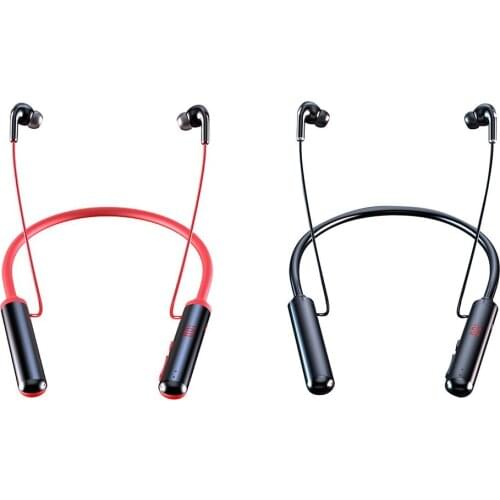 Wireless Earphone Neckband Earphones Magnetic Sports Headphones Bass Stereo Headset Noise Cancelling 600mAh LED Display