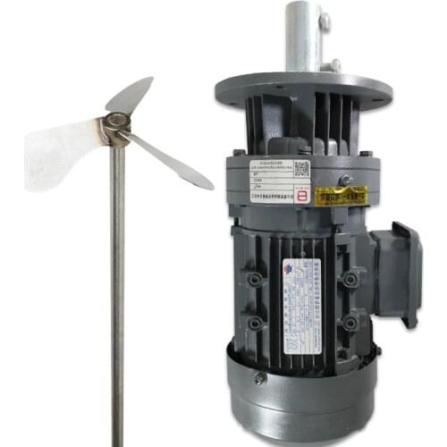 AC 220V 550-750W dosing mixer, BLD09 vertical liquid mixer, sewage treatment mixer. Contains shaft sleeve rod and impeller