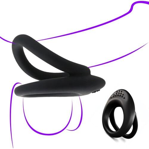 Penis Cock Ring For Male Delay Ejaculation For Men Persistent Erection Clitoris Stimulation Massage Sex Toys For Adults