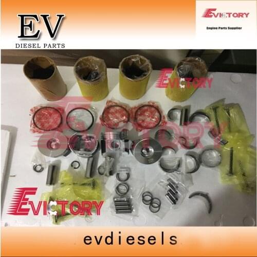For Kubota engine rebuild kit V2403 V2403-M-DI V2403-DI-T V2403M piston+ring+liner+gasket+bearing+valve kit