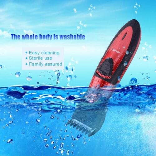 Hot sales Kairui Waterproof electric hair clipper razor child baby men electric shaver hair trimmer cutting machine haircut