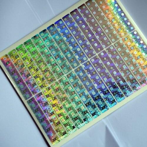 60X10MM GENUINE ORIGINAL Hologram stickers label Label Warranty Void If Removed Tamper Proof 2000PIECES