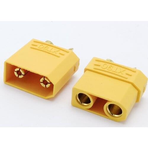 Gold Plated XT90 connector for RC LiPo Battery Connector XT90 plug XT90 socket for RC Battery 10pcs/lot