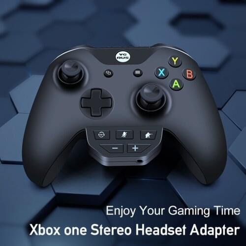 Handle Stereo Headset Adapter Controller -Audio Adapters Headphone Converter For -Xbox One Wireless Gamepad 448F
