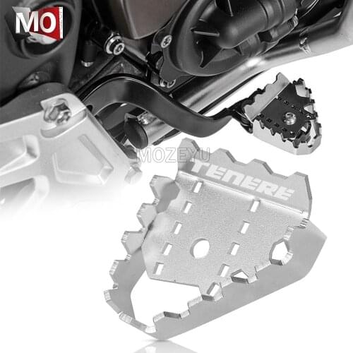 Motorcycle Brake Lever Extension Pedal Step Tip Plate Enlarge For Yamaha Tenere 700 T7 XTZ700 Tenere Rear Brake Peg Pad Extender