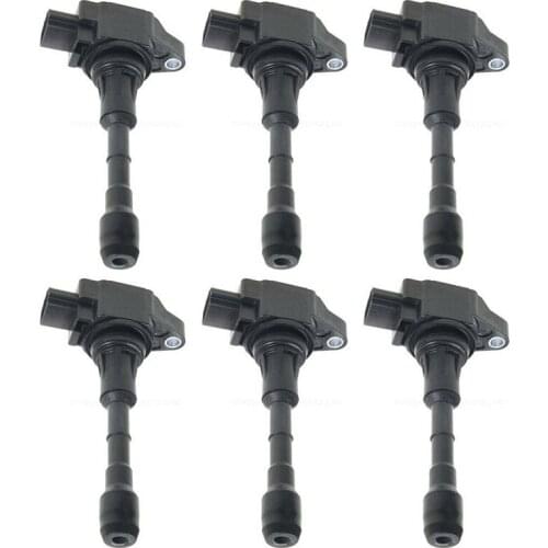 Pack of 6 Premium Ignition Coil for 07-12 Infiniti Nissan V6 V8 3.5L 5.0L UF550