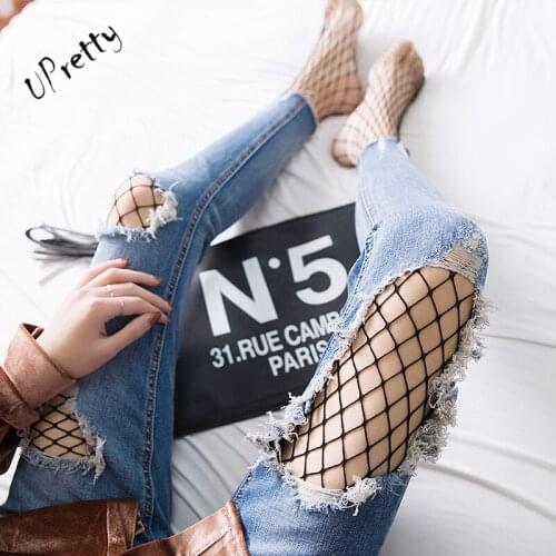Women Hollow out Sexy Mesh Pantyhose Ladies Party Night Club Fishnet Stockings Tights Long Stockings Black Hosiery Female 01