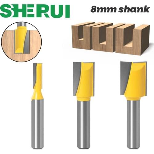 1pc 8mm Cleaning bottom Engraving Bit solid carbide router bit Woodworking Tools CNC milling cutter endmill for wood