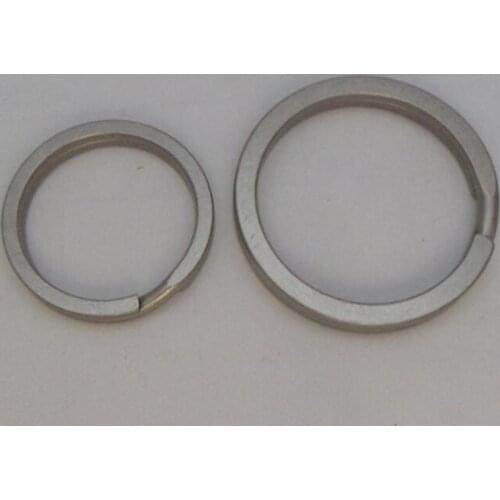 10PCS Titanium TC4 Ti Key Chain Ring EDC Handmade Buckle Keychain Split Key Holder Metal Keyring CNC FW136