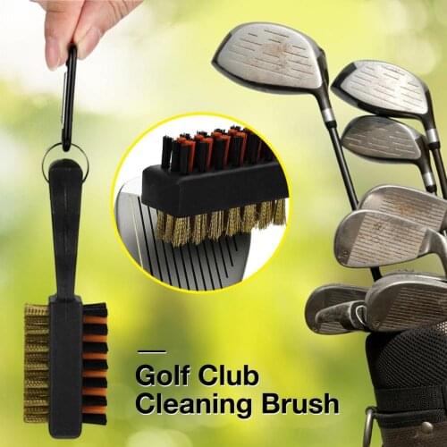 Gof Accessories Golf Club Brush Golf Groove Cleaning Brush 2 Sided Golf Putter Wedge Ball Groove Cleaner Kit Cleaning Tool