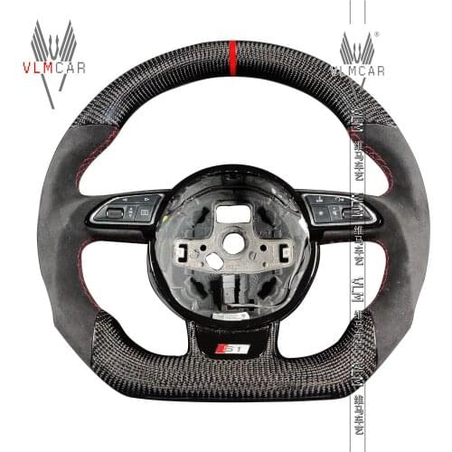Private Custom Carbon Fiber Steering Wheel for A1/S1 A3/S3 A4/S4 A7/S7 Sline