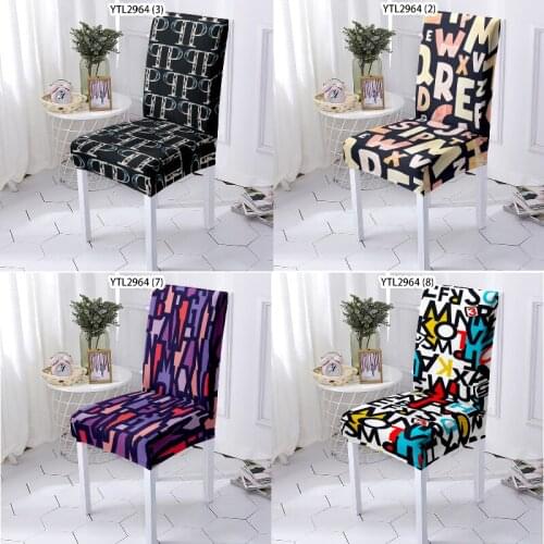 English alphabet Seat covers Chairs for kitchen chair cover Covers chairs Chair cover with backoffice chair home decor Armchair
