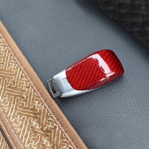 CarCarbon Fiber Key Case Back Cover Sticker Trim For Mercedes Benz A B C E CLS GLC GLS Class W212 W204 W205 X204 W177 W220 X253