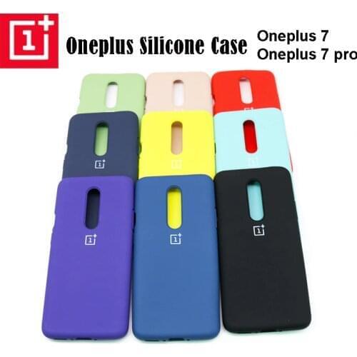 Oneplus 7 Case Liquid Condition Silicone Soft Cover For Oneplus 7 7 Pro Case Full Protection For One plus 7 7 pro Back Cover