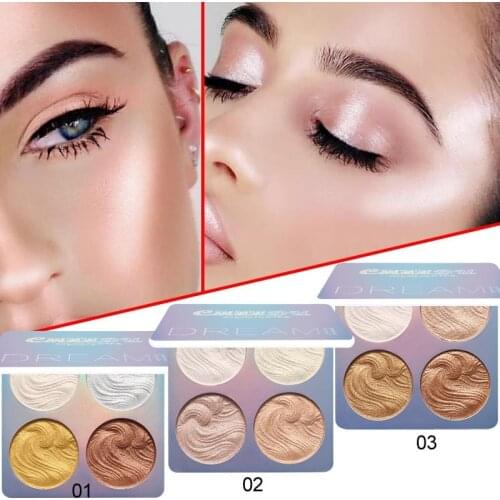 CmaaDu New Makeup Powder Highlighter Powder Enhanced Shadow Repair Powder Eye Shadow Powder Blush Facial makeup TSLM1