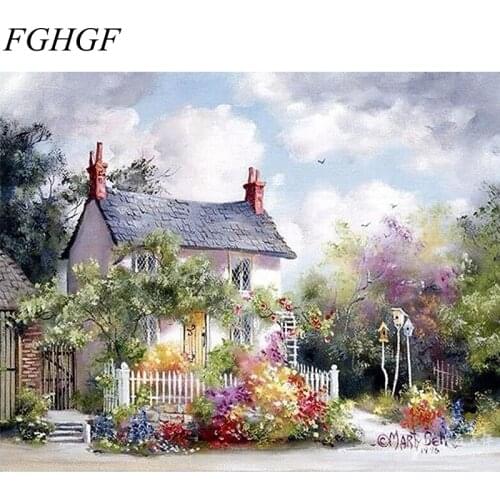 FGHGF Frameless Seascape Diy Digital Painting By Numbers Acrylic Picture Paint On Canvas Wall Art Home Decor