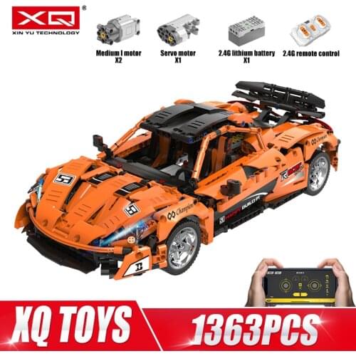 HB APP High-Tech Car Compatible With MOC-16915 Super P1 Hypercar Car Model Building Blocks Bricks Kids Christmas Toys Gifts