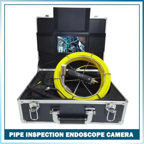 Pipe/Pipeline Inspection Camera Drain Sewer Industrial Endoscope Video Plumbing System with DVR Function 8GB Card