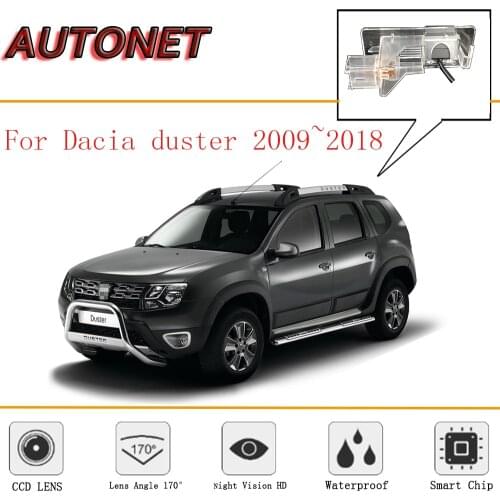 AUTONET Rear View camera For Dacia duster 2009~2018/Night Vision/CCD/Reverse Camera/Backup Camera/license plate camera