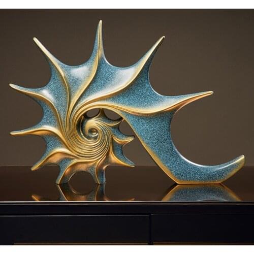 Creative Starfish Decoration Resin Figurine Vintage Nordic Office Miniatures Accessories Home Decoratie Decoration Crafts ED50BJ