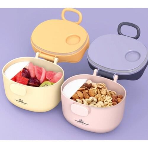 Hot Sale Childrens Crown Milk Powder Box Newborn Portable Out Milk Powder Box Large Capacity Sealed Storage Tank