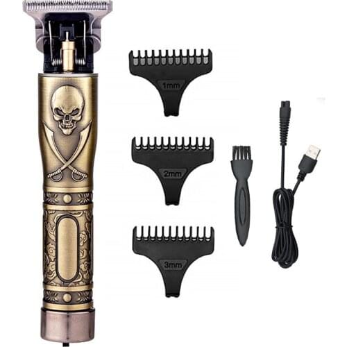 Professional Hair Clipper USB Rechargable Hair Trimmer Electric Barber Clipper Men Cordless Shaver Carving Haircut Machine