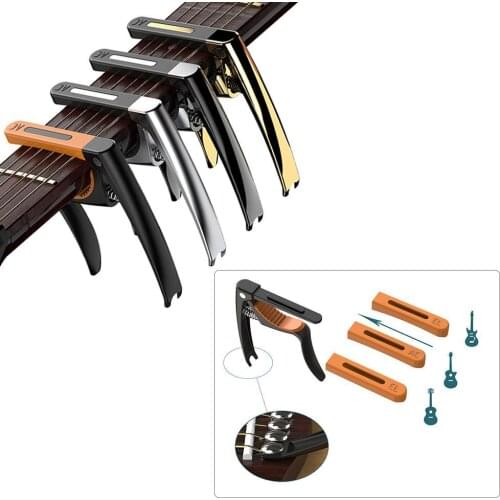Multi-function Guitar Capo 3-in-1 Guitar Capo Metal Capo For Acoustic Electric Guitars Ukulele Mandolin Banjo Guitar accessories