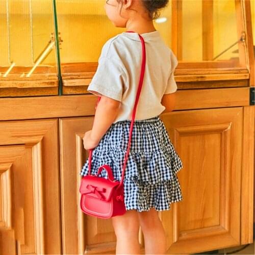 Fashion Handbag Bowknot Coin Purses Children Toddler Baby Girls Messenger Bags Kids Girl Princess School Shoulder Bag Pochette