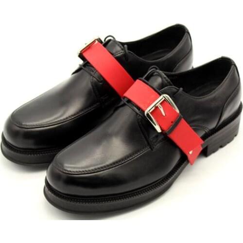 New fashion handmade genuine leather men shoes round toe fashion lace up buckle shoes for men increase casual shoes