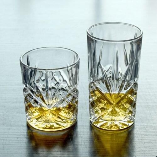 Set of 2 high quality crystal party whiskey wine glass home party beer drinking glass cups 200901-47