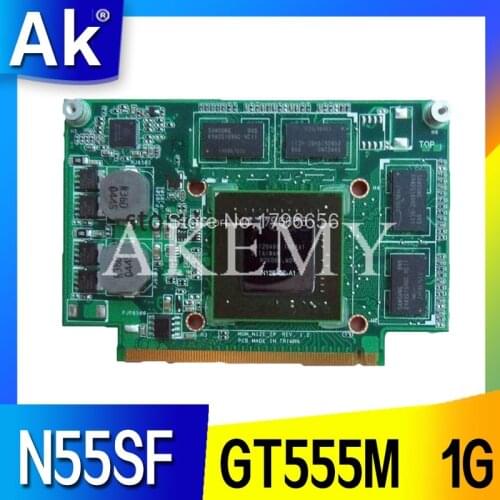 For Asus N75S N75SF N55SF N75SL N55SL GT 555M GT555M N12E-GE2-A1 VGA Video Graphic Card 1GB Laptop Fully Tested