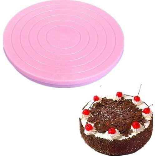 14cm Cake Cookies Decorating Turntable Manually Rotating Table Cake Stand