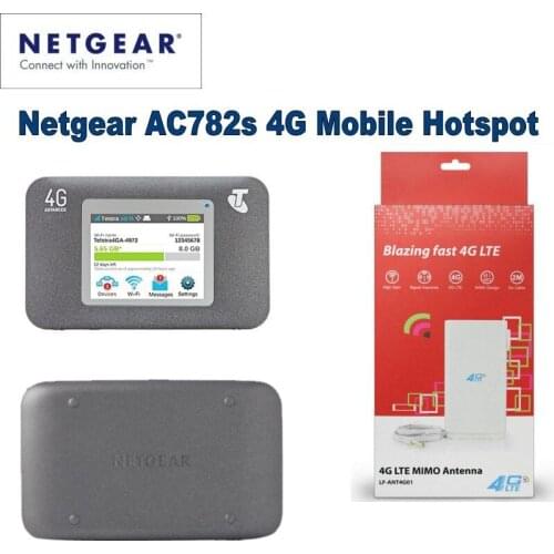 Unlocked netger150mbps aircard 4g lte aircard sierra ac782s plus 4g antenna