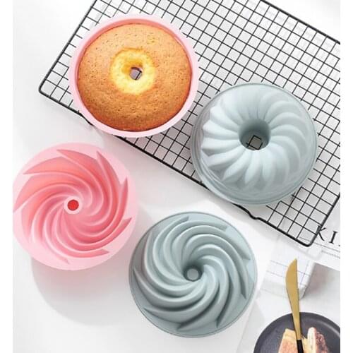 Silicone Cupcake Baking Dish No-Stick Baking Pan Silicone Cake Mold Round Large Muffin Pan Form Bakery Baking Bakeware
