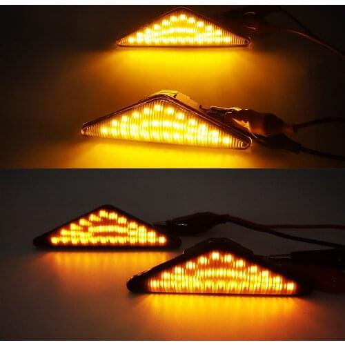1 Set Led Dynamic Side Marker Turn Signal Light For Ford MONDEO 2000-2007 MK3 FOCUS MK1 1998-2004 Sequential Blinker Light