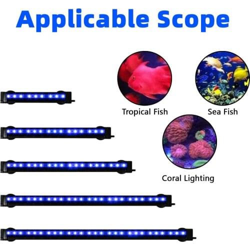Areyourshop IP68 Waterproof RGB LED Aquarium Amphibious Submersible Light Fish Tank Lamp