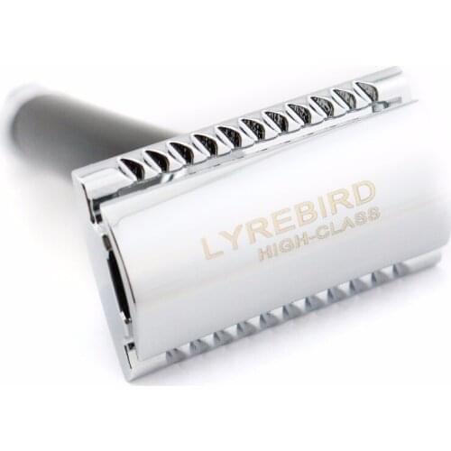 Lyrebird high-class Black double edge safety razor Shaving razor S1 Top quality with white box NEW