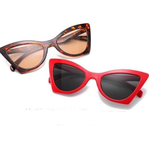 2019 Cat Eye Vintage Big Frame Women Men Sunglasses Outdoor Summer Style Sun Glasses Colorful Eyewear UV400